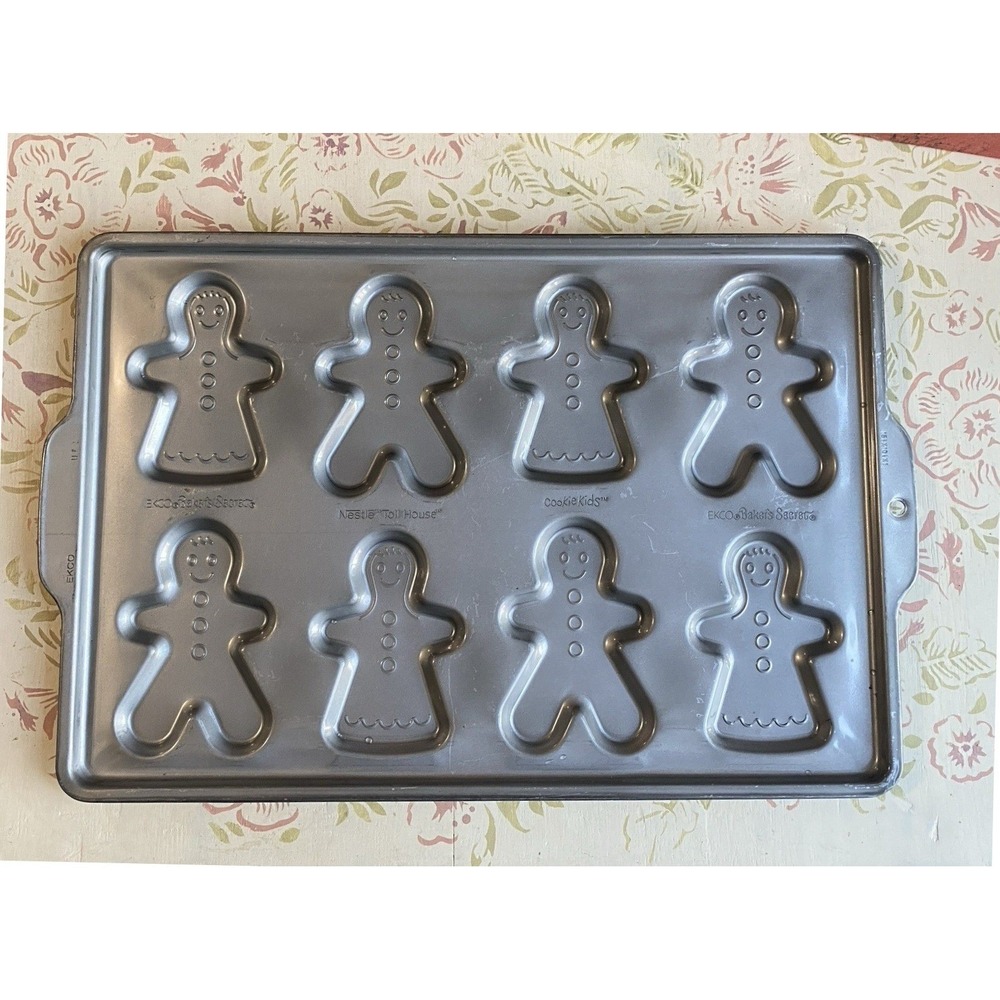 Nestle Toll House Cookie Kids Gingerbread Boy & Girl Baking Sheet Non Stick